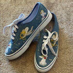 👼 Sebago Denim Embroidered Angel Sneakers - Women's 6